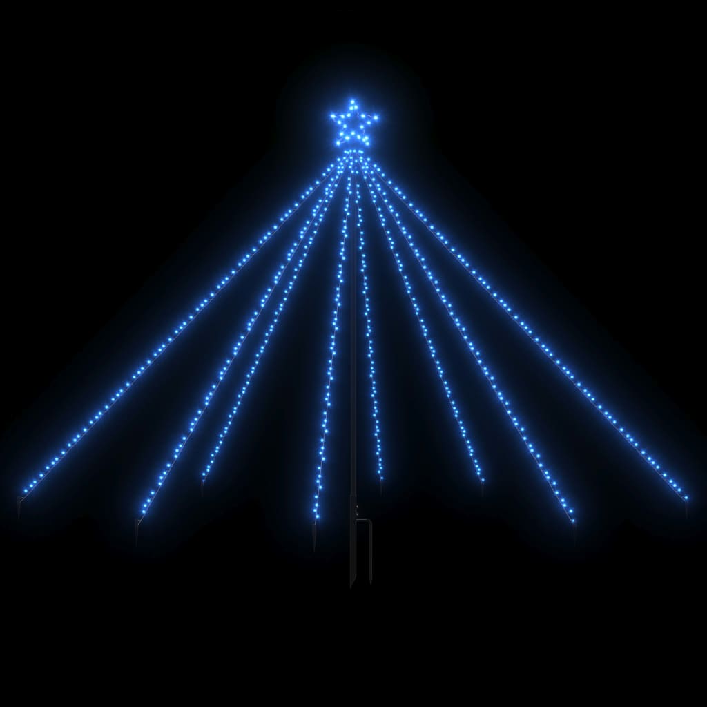 Weihnachtsbaum-Lichterkette Indoor Outdoor 400 LEDs Blau 2,5 m