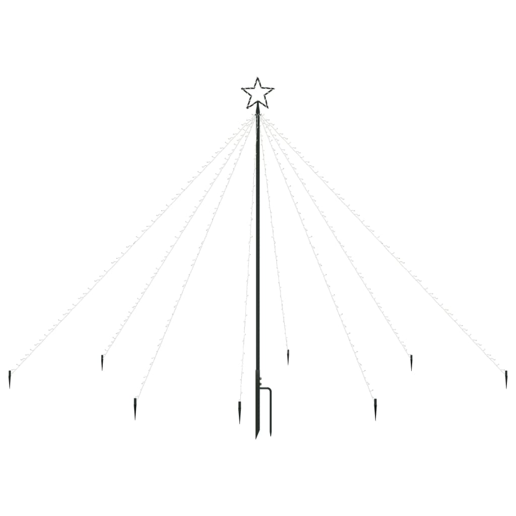 Weihnachtsbaum-Lichterkette Indoor Outdoor 400 LEDs Blau 2,5 m