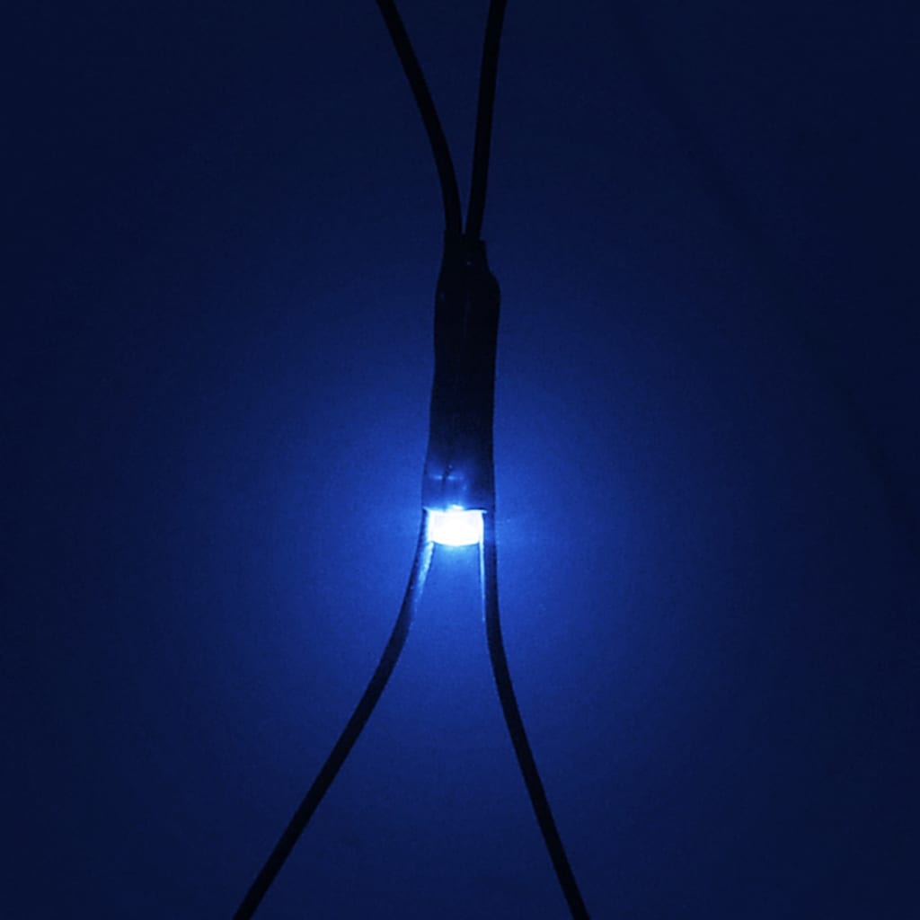 Weihnachts-Lichternetz Blau 4x4 m 544 LEDs Indoor Outdoor