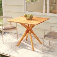 Thumbnail for Gartentisch 85x85x75 cm Massivholz Akazie