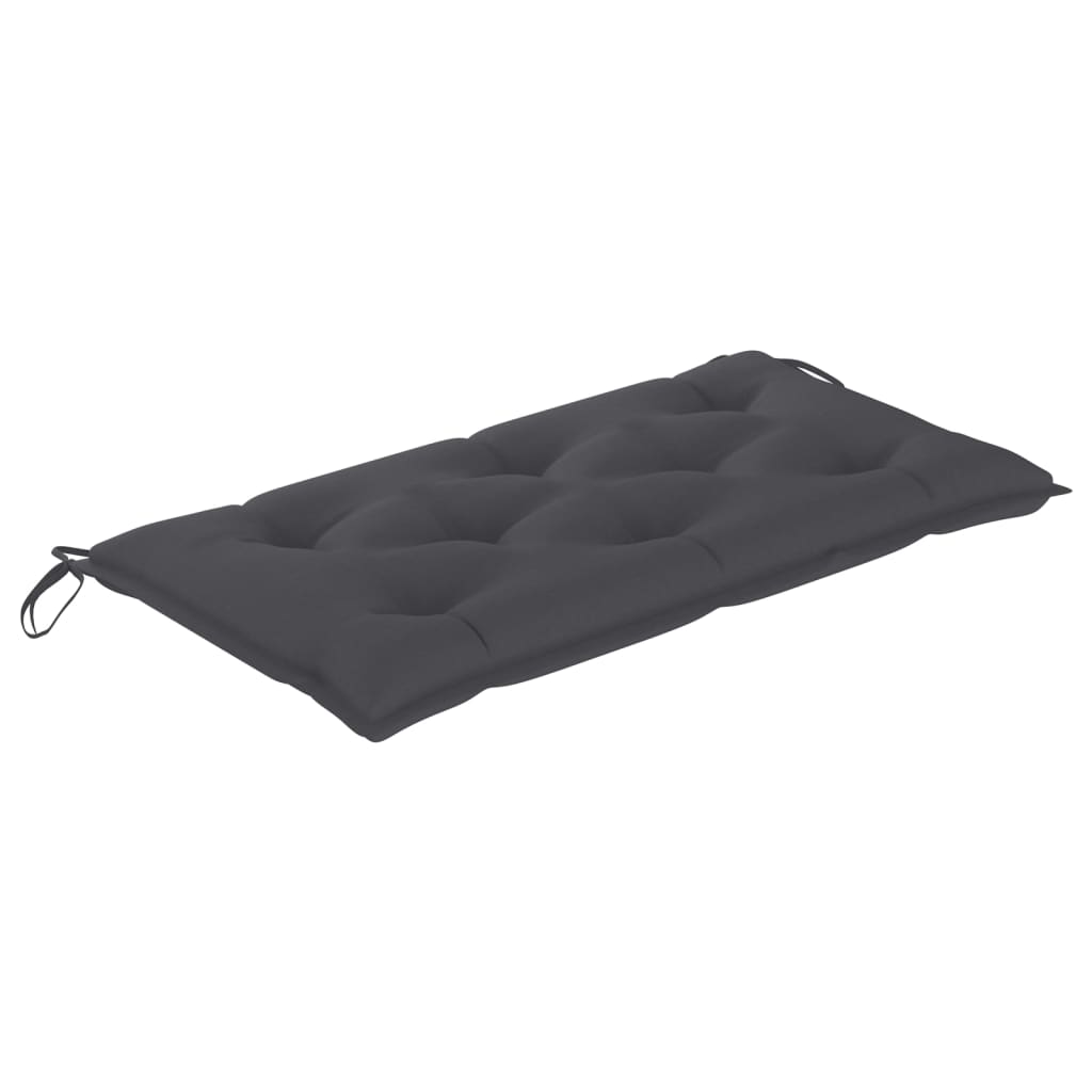 Gartenbank-Auflage Anthrazit 110x50x7 cm Stoff
