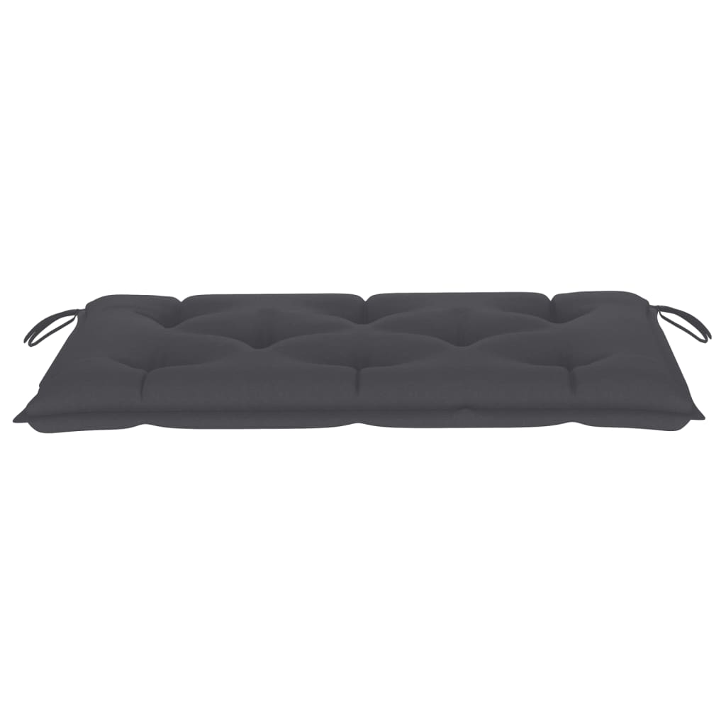 Gartenbank-Auflage Anthrazit 110x50x7 cm Stoff