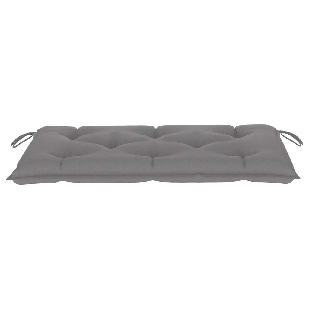 Gartenbank-Auflage Grau 110x50x7 cm Stoff