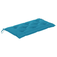 Thumbnail for Gartenbank-Auflage Hellblau 110x50x7 cm Stoff