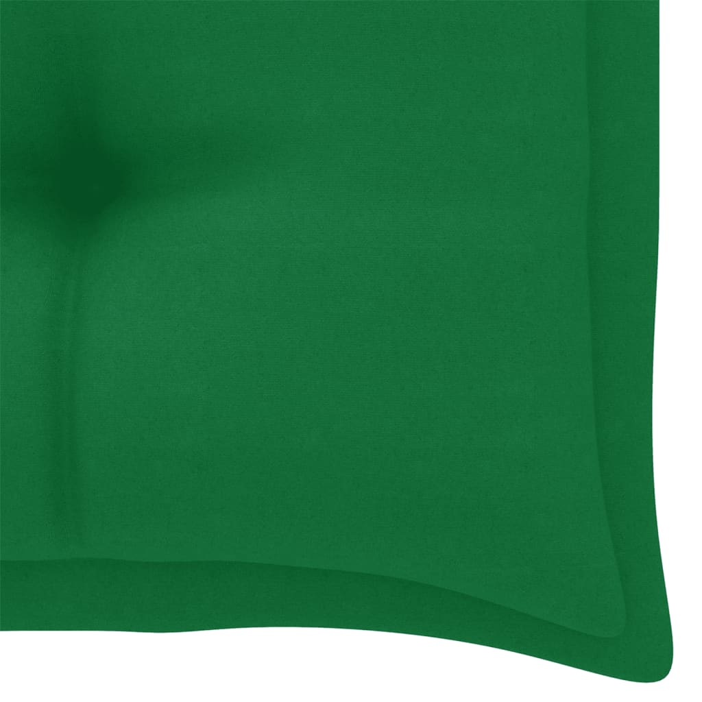 Gartenbank-Auflage Grün 110x50x7 cm Stoff