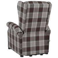 Thumbnail for Massagesessel mit Aufstehhilfe Braun Stoff