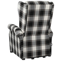 Thumbnail for Massagesessel mit Aufstehhilfe Braun und Weiß Stoff