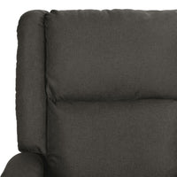 Thumbnail for TV-Sessel Dunkelgrau Kunstleder und Stoff