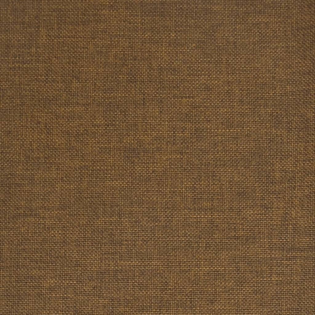 Massagesessel mit Aufstehhilfe Braun Stoff