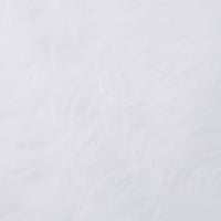Thumbnail for Weihnachtsbaumdecke Weiß 122 cm Kunstpelz
