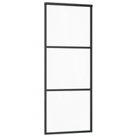 Thumbnail for Schiebetür ESG-Glas und Aluminium 76x205 cm Schwarz