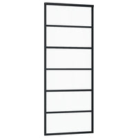 Thumbnail for Schiebetür ESG-Glas und Aluminium 76x205 cm Schwarz