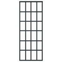 Thumbnail for Schiebetür ESG-Glas und Aluminium 76x205 cm Schwarz