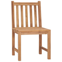 Thumbnail for Gartenstühle 4 Stk. mit Kissen Massivholz Teak
