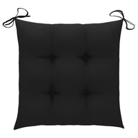 Thumbnail for Gartenstühle 4 Stk. mit Kissen Massivholz Teak