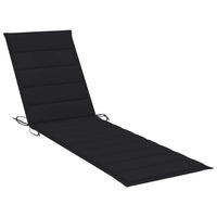 Thumbnail for Sonnenliegen 2 Stk. mit Tisch und Auflagen Massivholz Teak