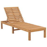 Thumbnail for Sonnenliegen 2 Stk. Massivholz Teak
