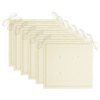 Thumbnail for Stapelbare Gartenstühle mit Kissen 6 Stk. Massivholz Teak