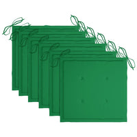 Thumbnail for Stapelbare Gartenstühle mit Kissen 6 Stk. Massivholz Teak