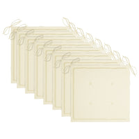 Thumbnail for Stapelbare Gartenstühle mit Kissen 8 Stk. Massivholz Teak