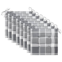 Thumbnail for Stapelbare Gartenstühle mit Kissen 8 Stk. Massivholz Teak