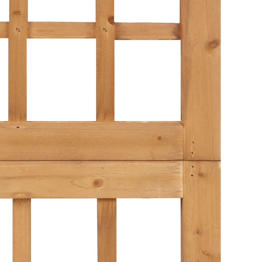 3-tlg. Paravent/Spalier Massivholz Tanne 121x180,5 cm