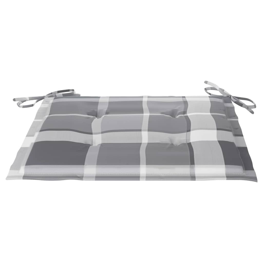 Klappbare Gartenstühle 6 Stk. mit Kissen Massivholz Akazie