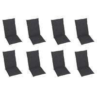 Thumbnail for Klappbare Gartenstühle mit Kissen 8 Stk. Massivholz Akazie