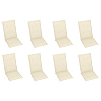 Thumbnail for Klappbare Gartenstühle mit Kissen 8 Stk. Massivholz Akazie