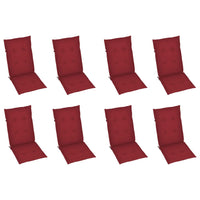 Thumbnail for Klappbare Gartenstühle mit Kissen 8 Stk. Massivholz Akazie