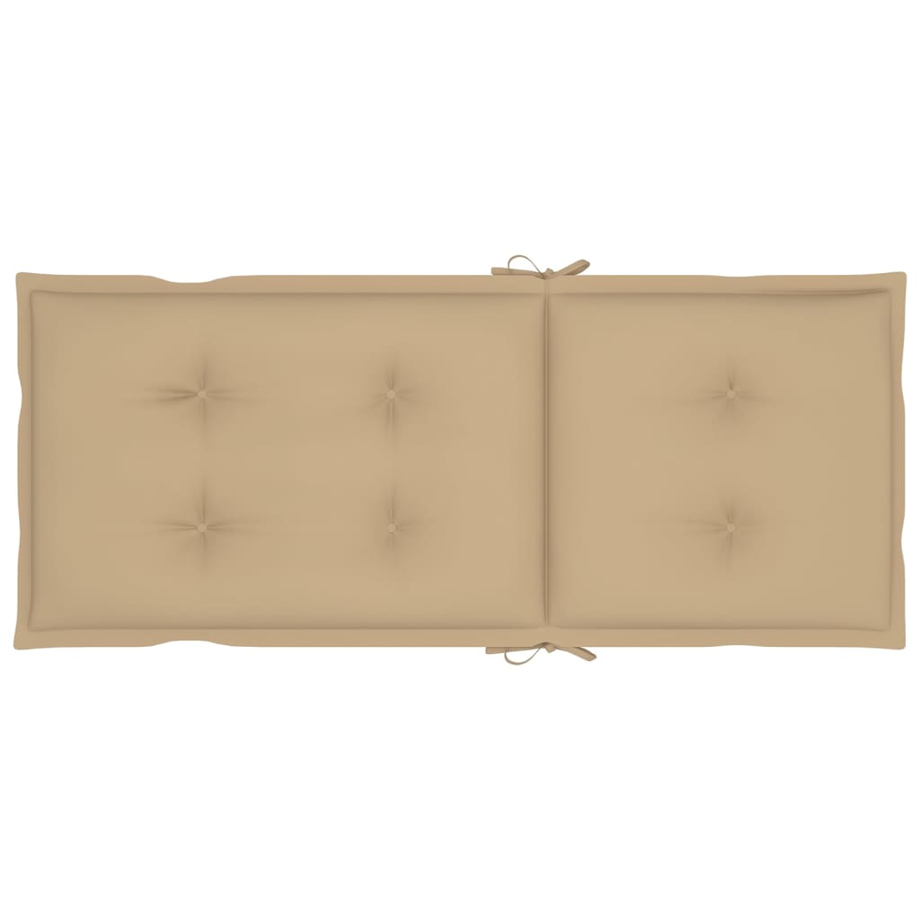 Verstellbare Gartenstühle mit Auflagen 8 Stk. Grau Akazienholz