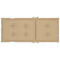 Thumbnail for Verstellbare Gartenstühle mit Auflagen 8 Stk. Grau Akazienholz