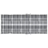 Thumbnail for Verstellbare Gartenstühle mit Auflagen 8 Stk. Grau Akazienholz