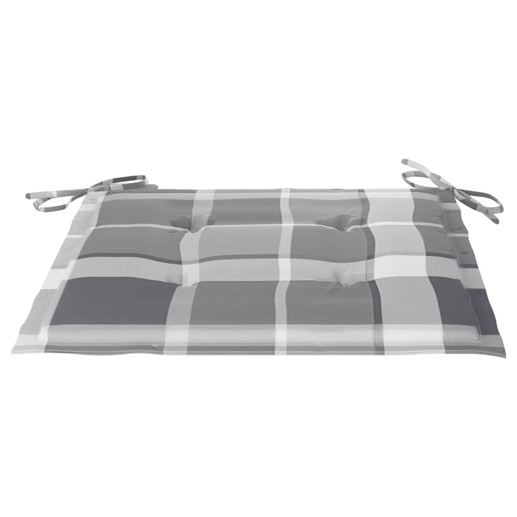 Gartenstühle mit Kissen 8 Stk. Massivholz Akazie