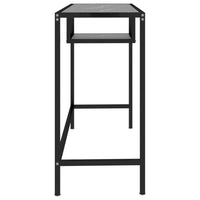 Thumbnail for Computertisch Schwarz Marmor 100x36x74 cm Hartglas
