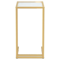 Thumbnail for Computer-Beistelltisch Transparent 50x35x65 cm Hartglas