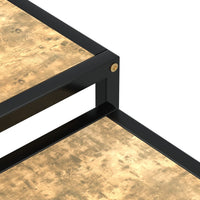 Thumbnail for Beistelltische 2 Stk. MDF Schwarz und Gelb