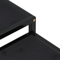 Thumbnail for Beistelltische 2 Stk. MDF Schwarz