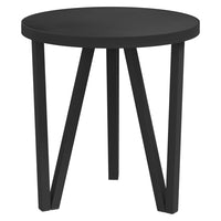 Thumbnail for Beistelltisch Schwarz Ø35 cm MDF
