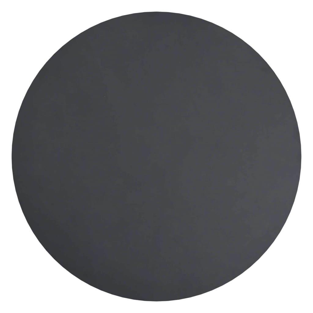 Beistelltisch Schwarz 48 cm MDF und Eisen