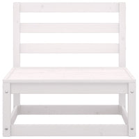 Thumbnail for 3-tlg. Garten-Lounge-Set Weiß Kiefer Massivholz