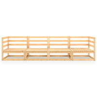Thumbnail for 4-Sitzer-Gartensofa Kiefer Massivholz