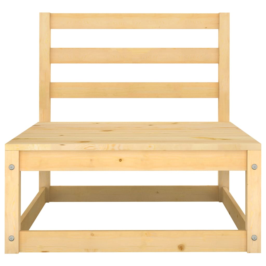 4-Sitzer-Gartensofa Kiefer Massivholz