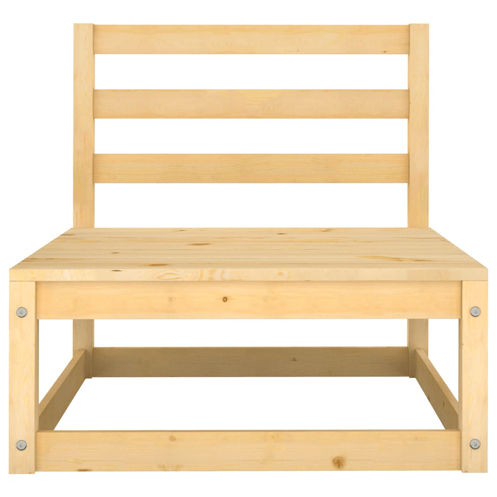 6-tlg. Garten-Lounge-Set Massivholz Kiefer