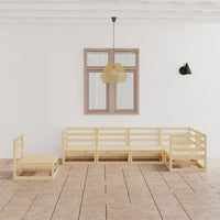 Thumbnail for 6-tlg. Garten-Lounge-Set Massivholz Kiefer