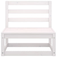 Thumbnail for 7-tlg. Garten-Lounge-Set Weiß Kiefer Massivholz