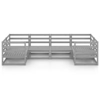 Thumbnail for 6-tlg. Garten-Lounge-Set Kiefer Massivholz