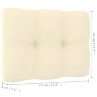 Thumbnail for 4-Sitzer-Gartensofa mit Kissen Kiefer Massivholz