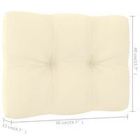 Thumbnail for 4-Sitzer-Gartensofa mit Kissen Kiefer Massivholz