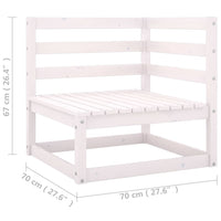 Thumbnail for 4-tlg. Garten-Lounge-Set mit Kissen Kiefer Massivholz